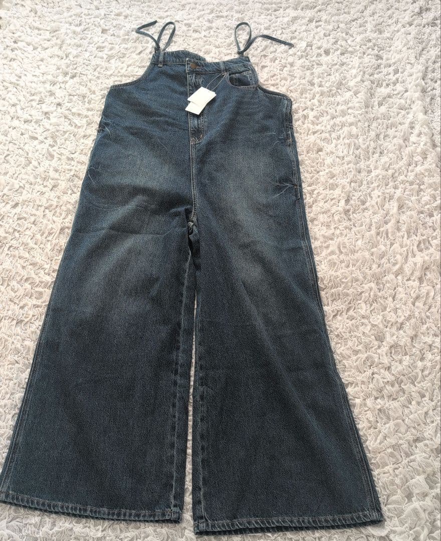 新品未使用　RADIATE 　アシメフロントデニムオーバーオール