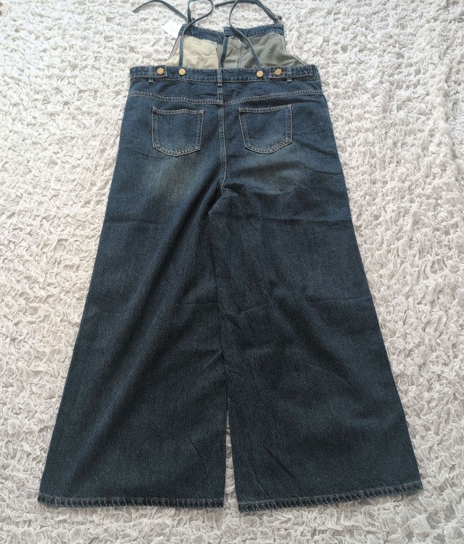 新品未使用　RADIATE 　アシメフロントデニムオーバーオール