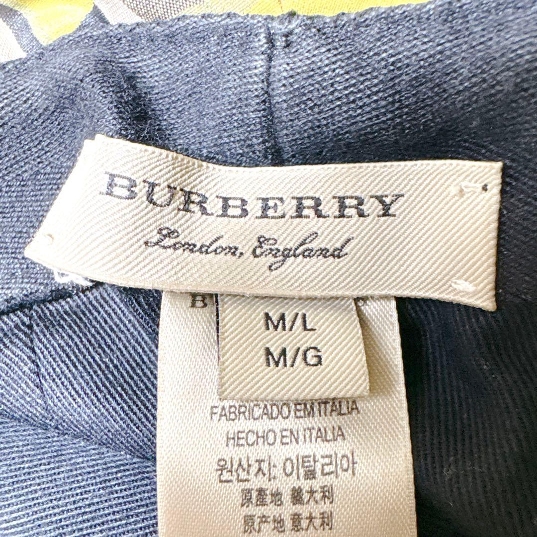 バーバリー バケットハット グラフィティ M/L ノバチェック イエロー