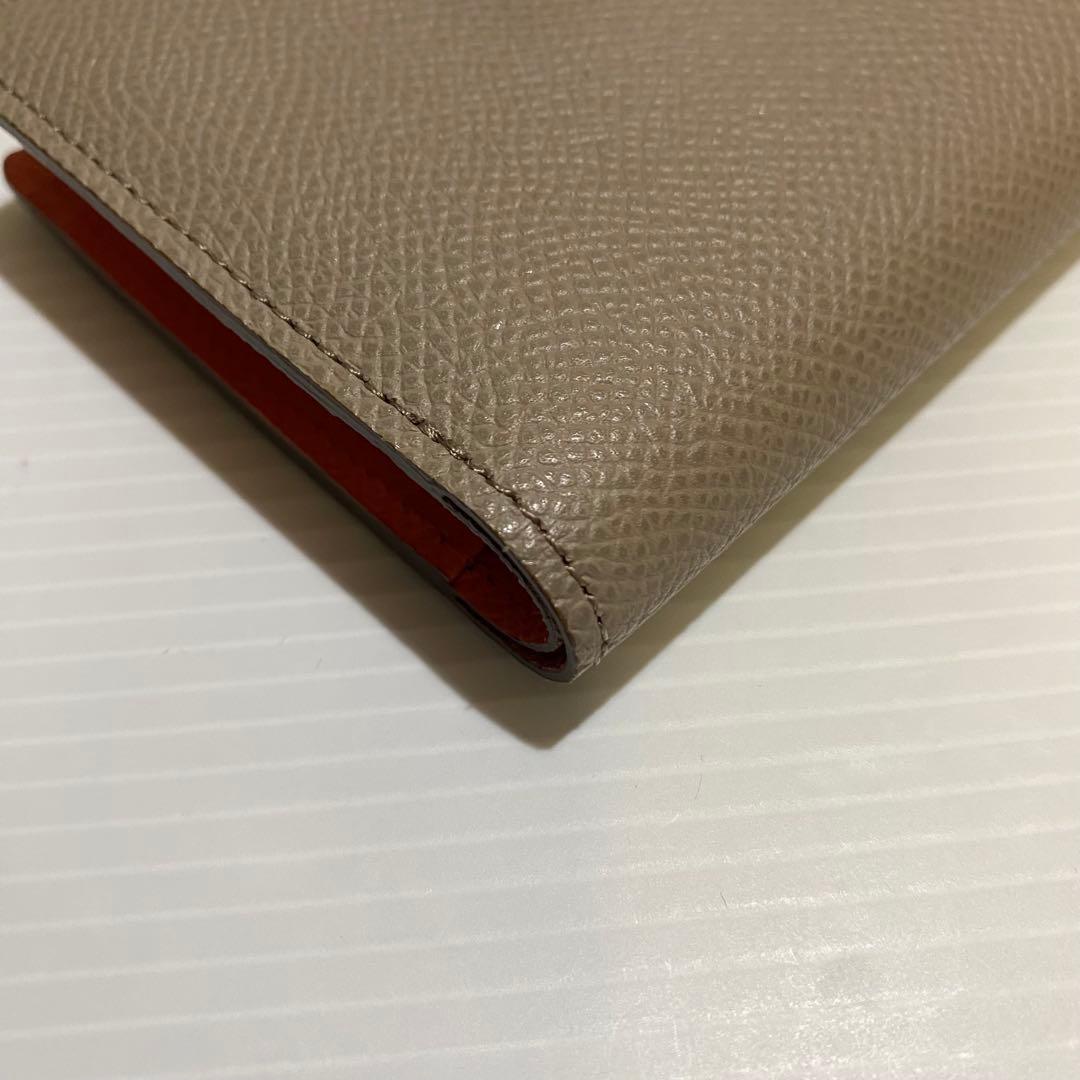 【未使用】Atelier nuu noble 折財布　グレージュ×ピンク