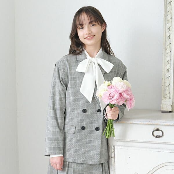 最終値下げ　美品　ポンポネットジュニア　ジャケットスカートセット165　卒業式