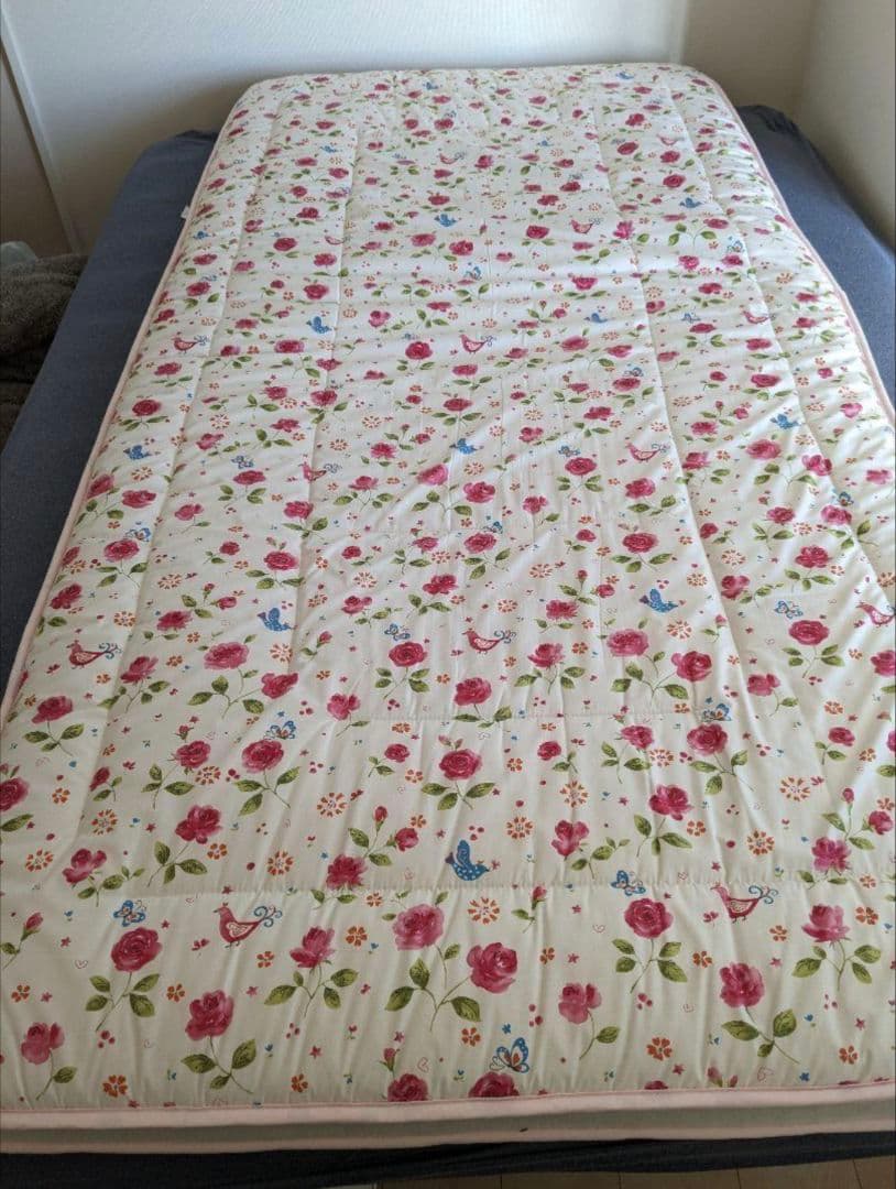 丸八真綿 四層羊毛敷き布団 シングル