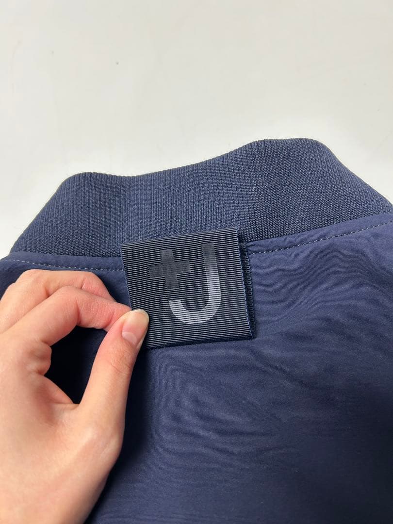 ユニクロ　+J ジルサンダー　オーバーサイズブルゾン　L ネイビー　MA-1