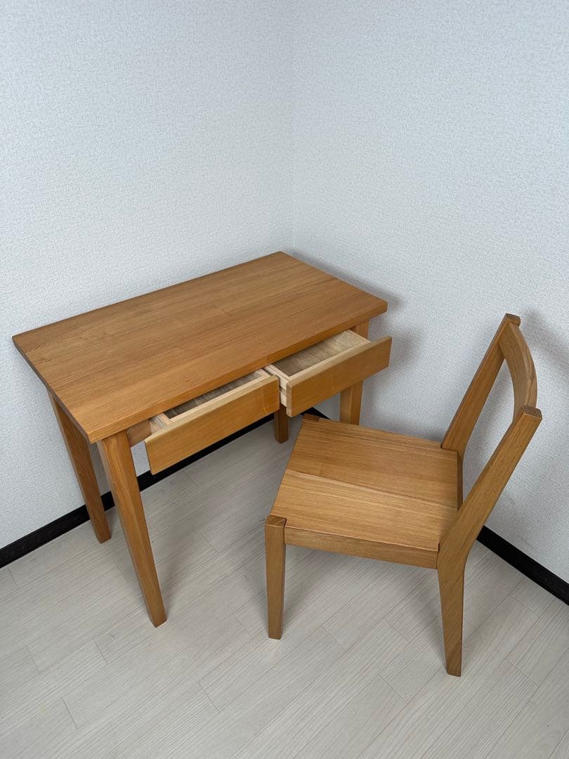無印良品 MUJI デスク チェア セット 学習机 勉強机 ※i4※
