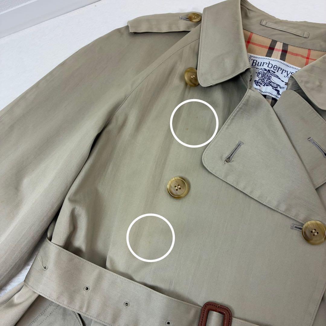 バーバリーズ　トレンチコート　ノバチェック　ベルト　7AR Mサイズ相当