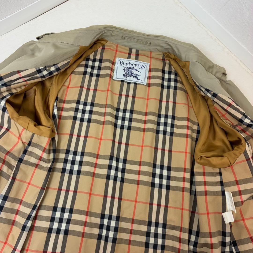 バーバリーズ　トレンチコート　ノバチェック　ベルト　7AR Mサイズ相当