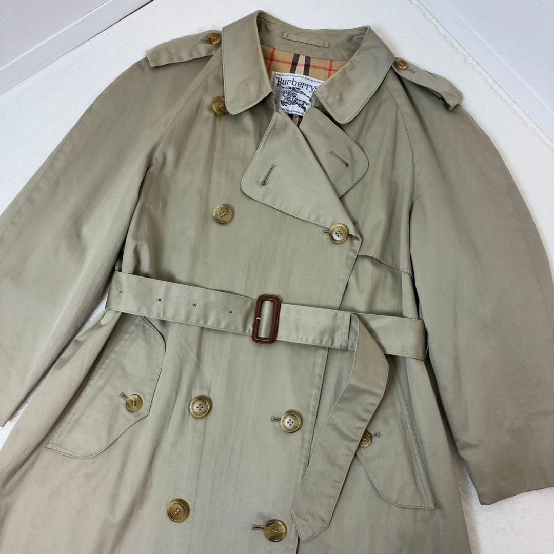 バーバリーズ　トレンチコート　ノバチェック　ベルト　7AR Mサイズ相当