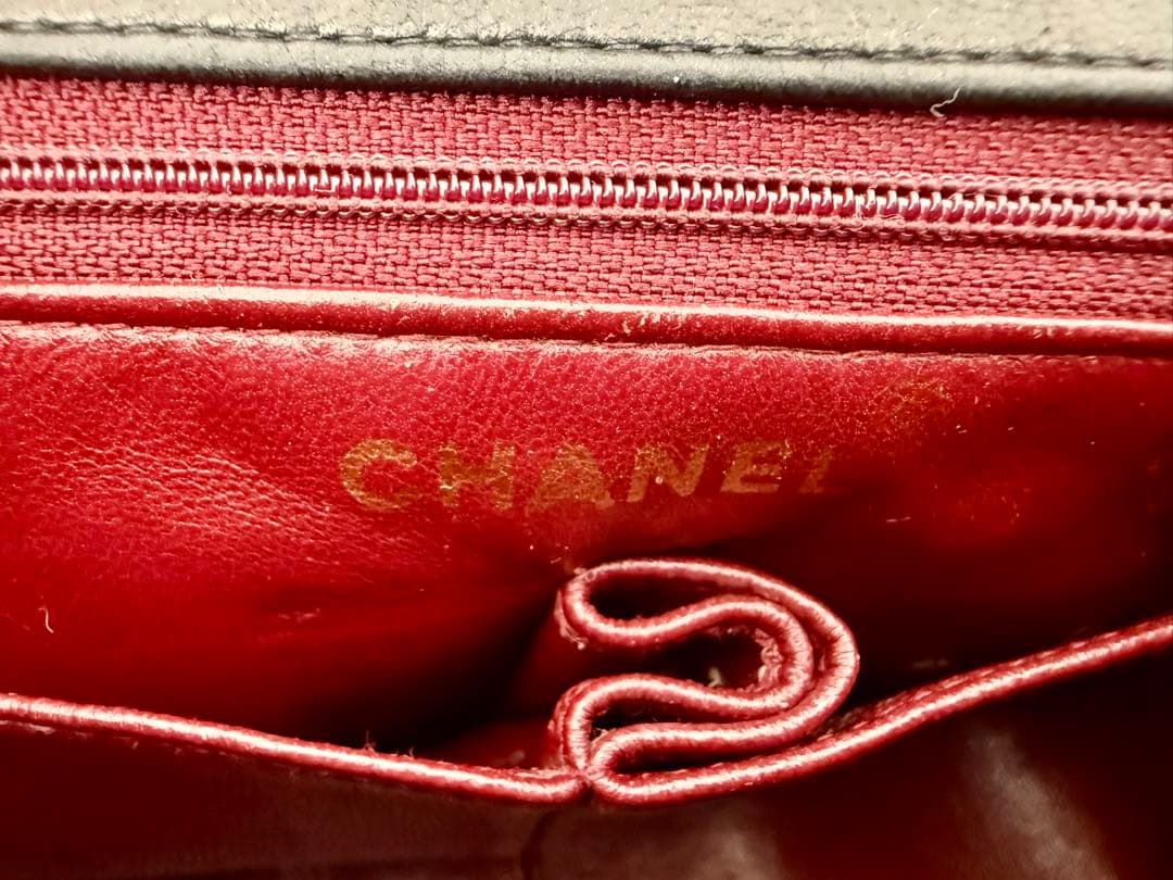 CHANEL マトラッセ チェーンショルダー ラムスキン ヴィンテージシャネル