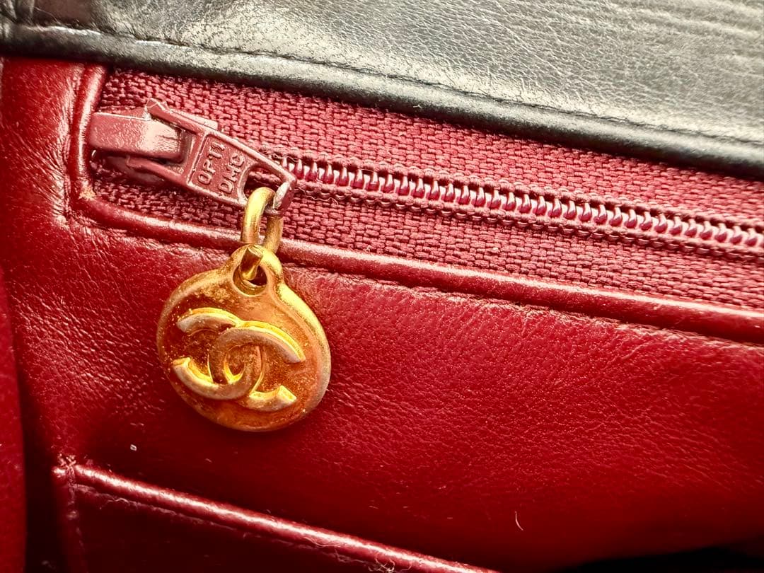 CHANEL マトラッセ チェーンショルダー ラムスキン ヴィンテージシャネル