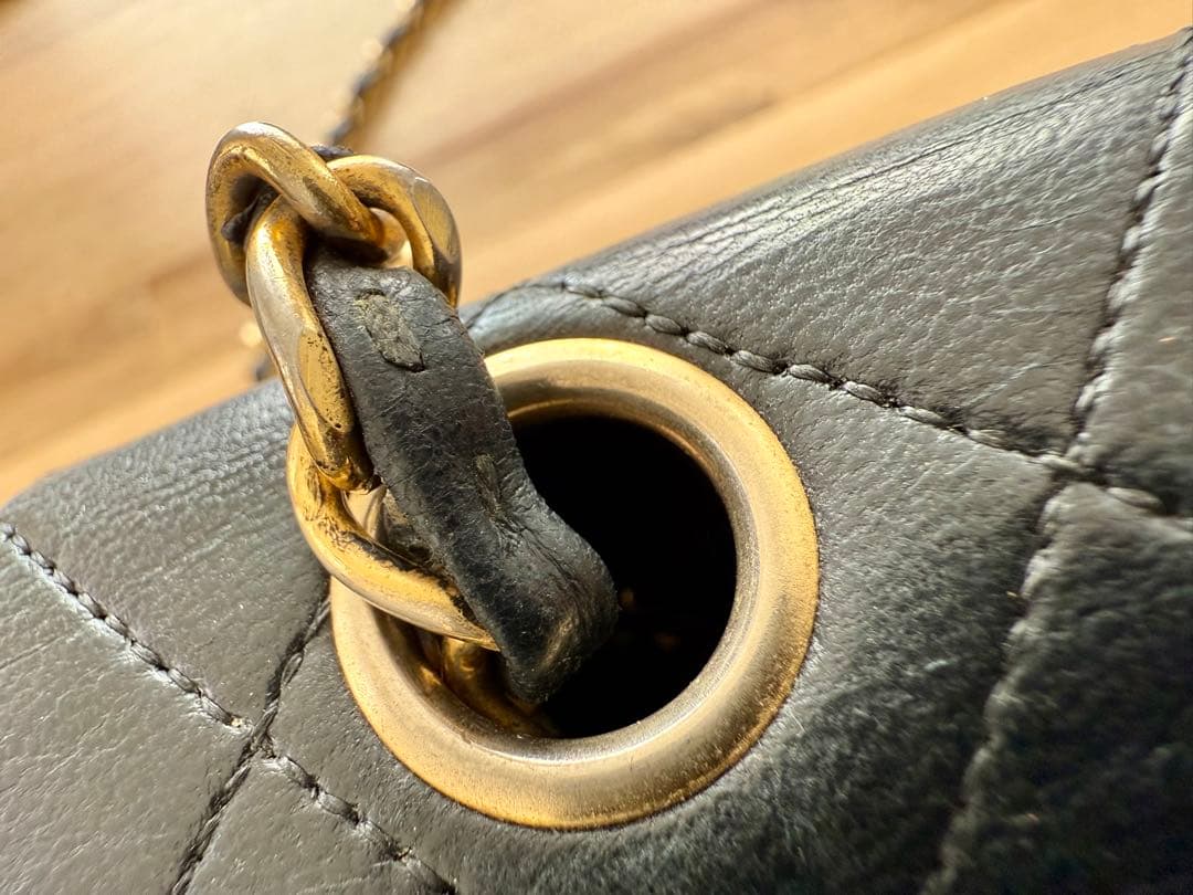 CHANEL マトラッセ チェーンショルダー ラムスキン ヴィンテージシャネル