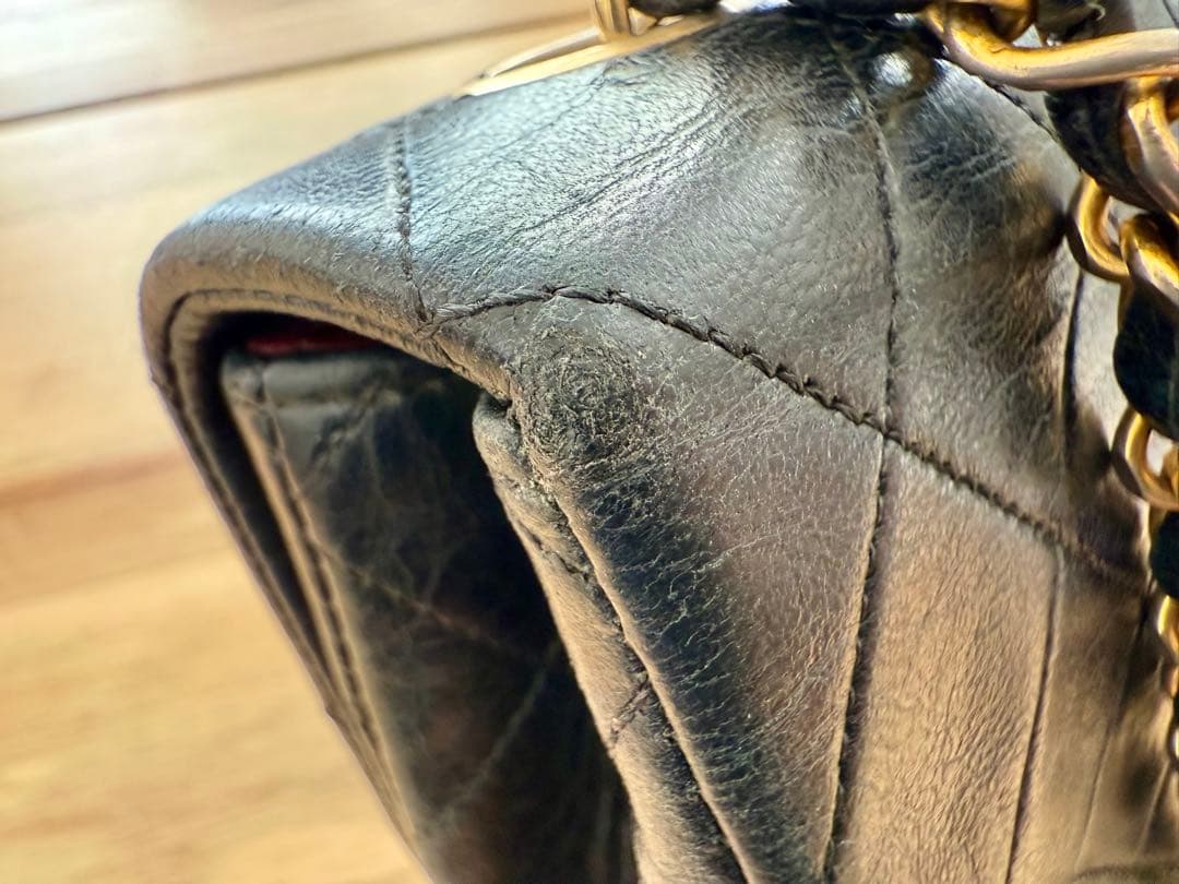 CHANEL マトラッセ チェーンショルダー ラムスキン ヴィンテージシャネル