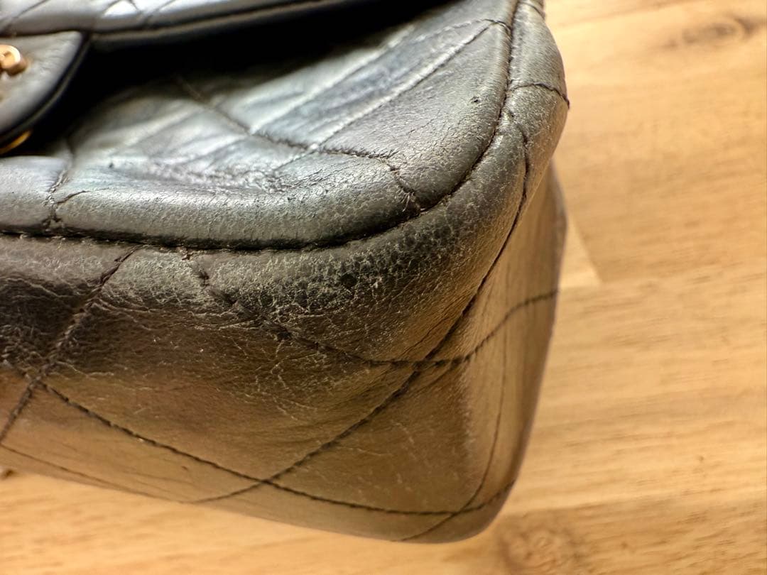 CHANEL マトラッセ チェーンショルダー ラムスキン ヴィンテージシャネル