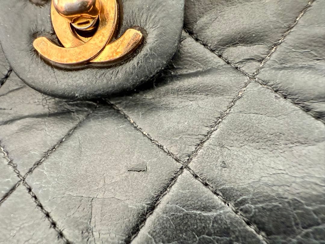 CHANEL マトラッセ チェーンショルダー ラムスキン ヴィンテージシャネル