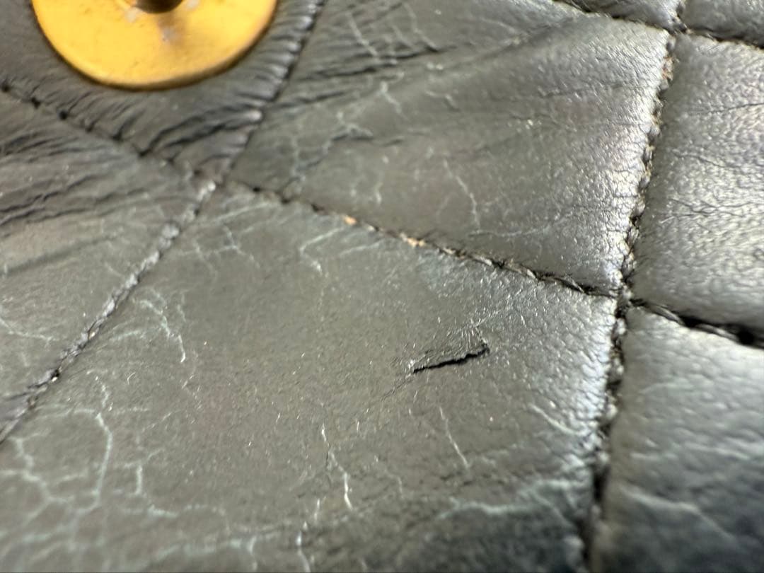 CHANEL マトラッセ チェーンショルダー ラムスキン ヴィンテージシャネル