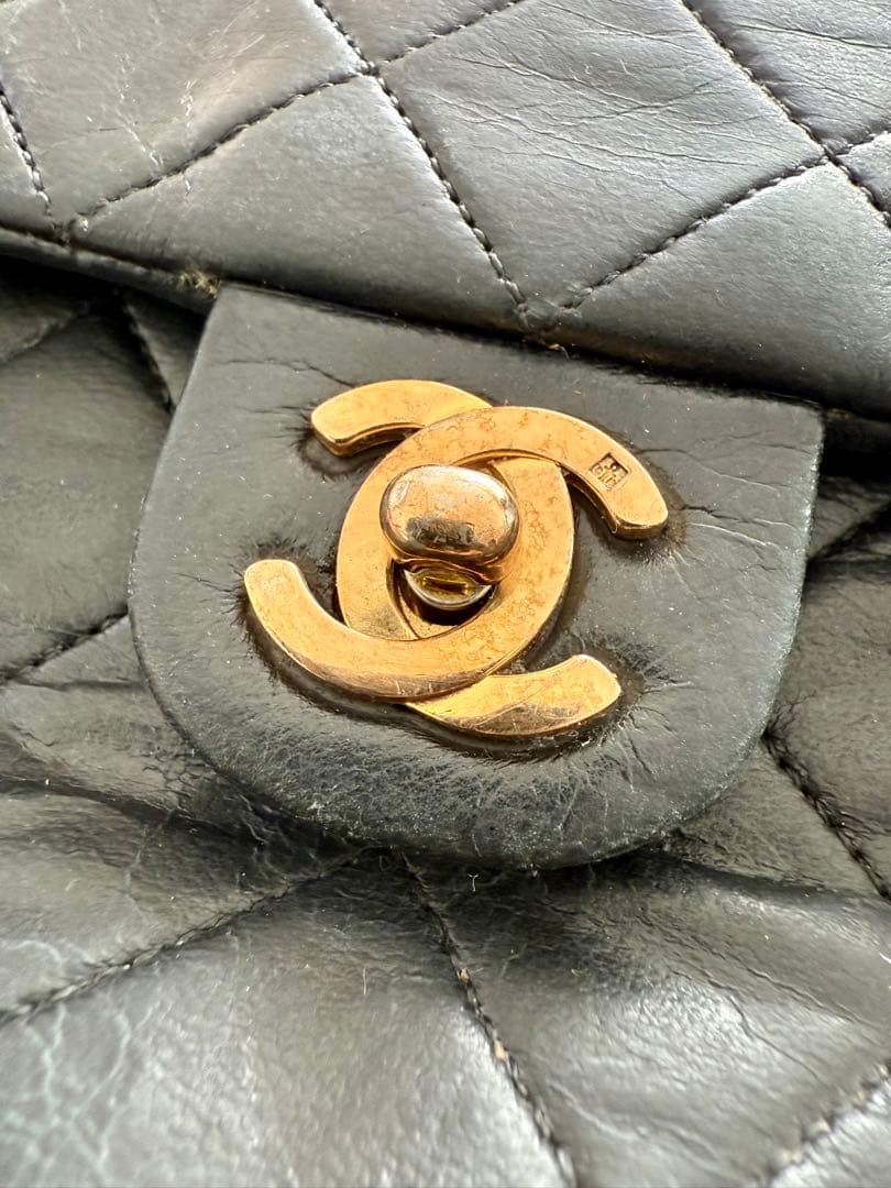 CHANEL マトラッセ チェーンショルダー ラムスキン ヴィンテージシャネル