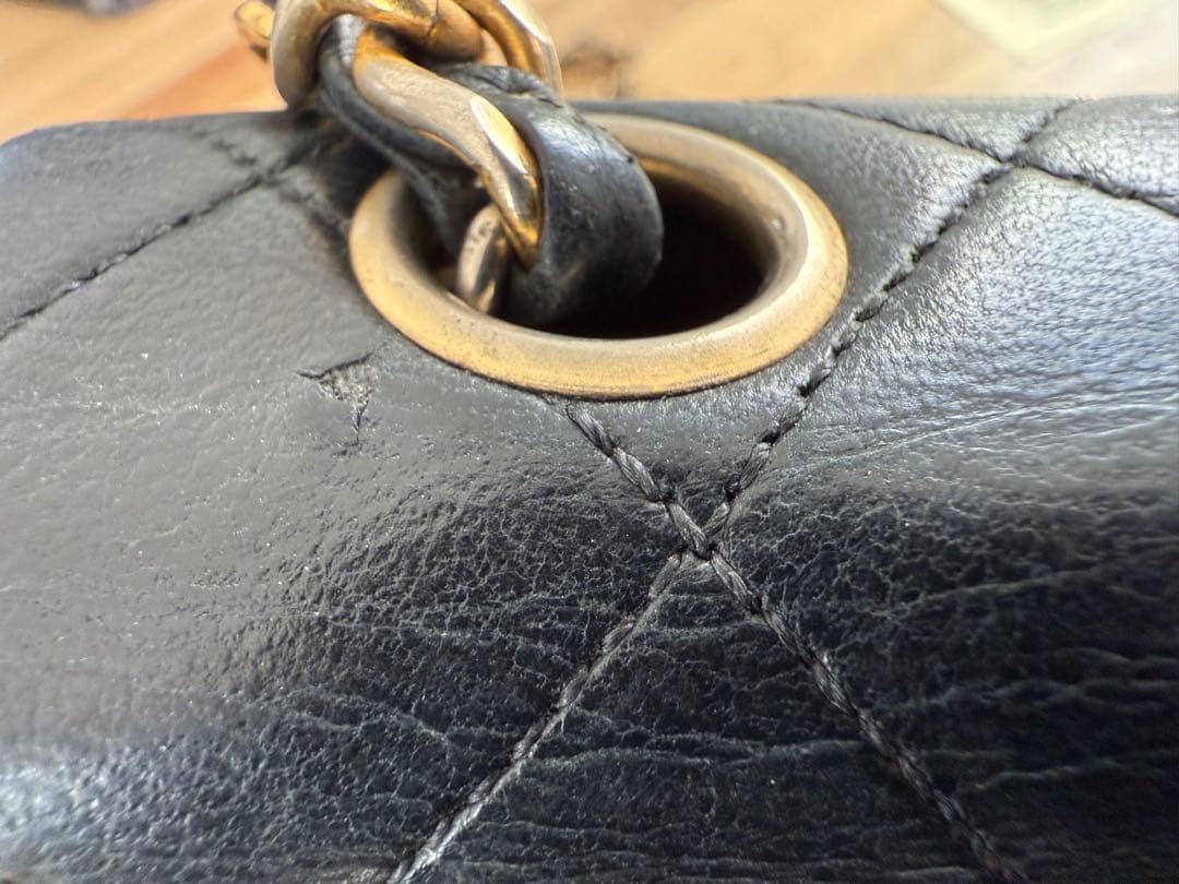 CHANEL マトラッセ チェーンショルダー ラムスキン ヴィンテージシャネル