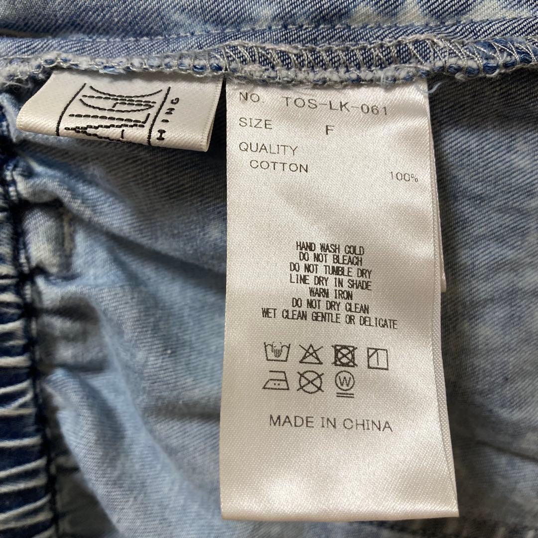 【出品8月末まで】Tostalgic Clothing サマーデニムハーフパンツ