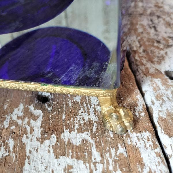 イタリア ヴィンテージ 作家物 サイン ムラーノ ガラス ベネチアングラス灰皿