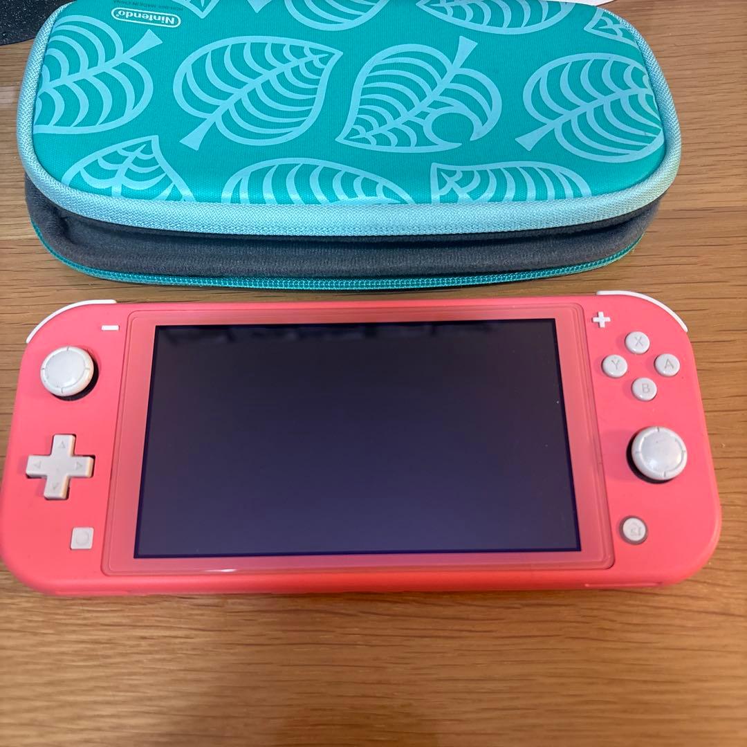 Nintendo Switch Lite コーラル 本体 + ケース + 充電器
