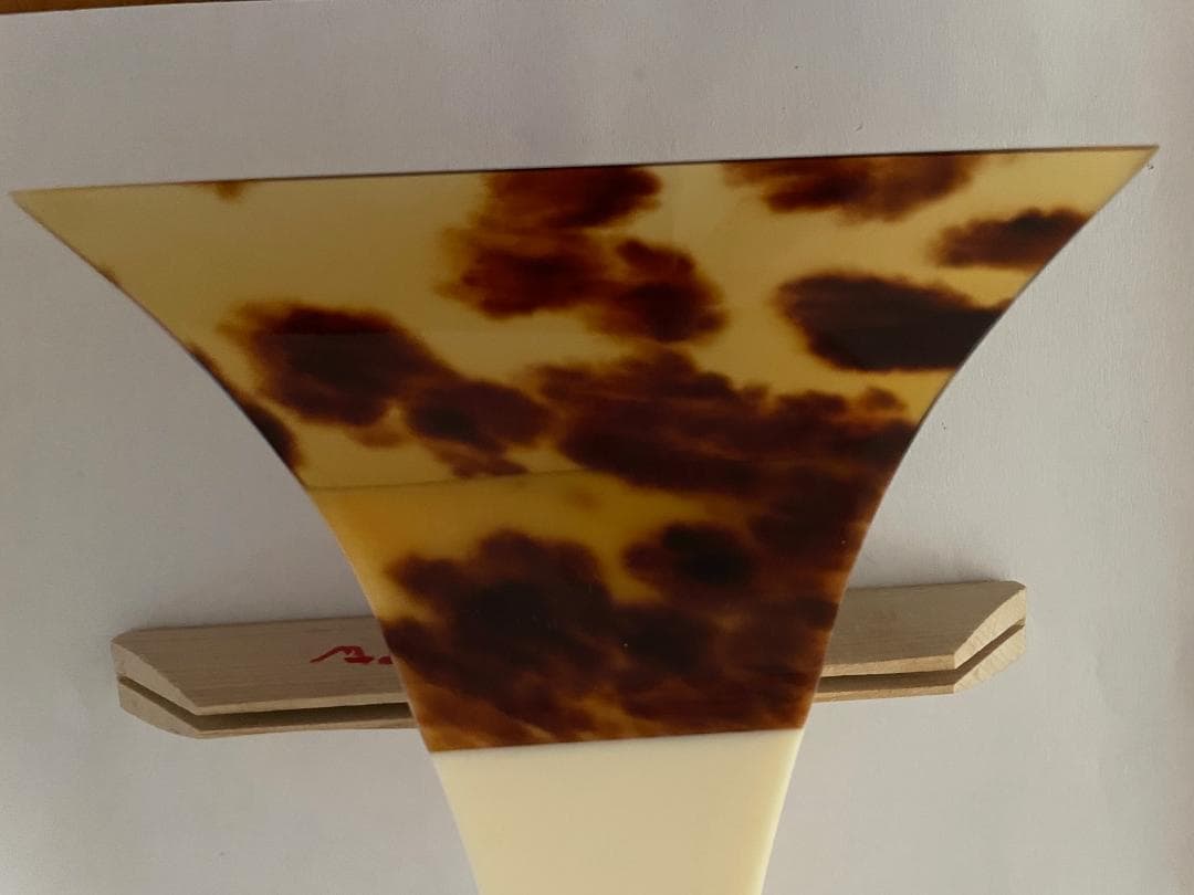 地唄三味線　津山撥　鼈甲　一枚甲　ふじ印