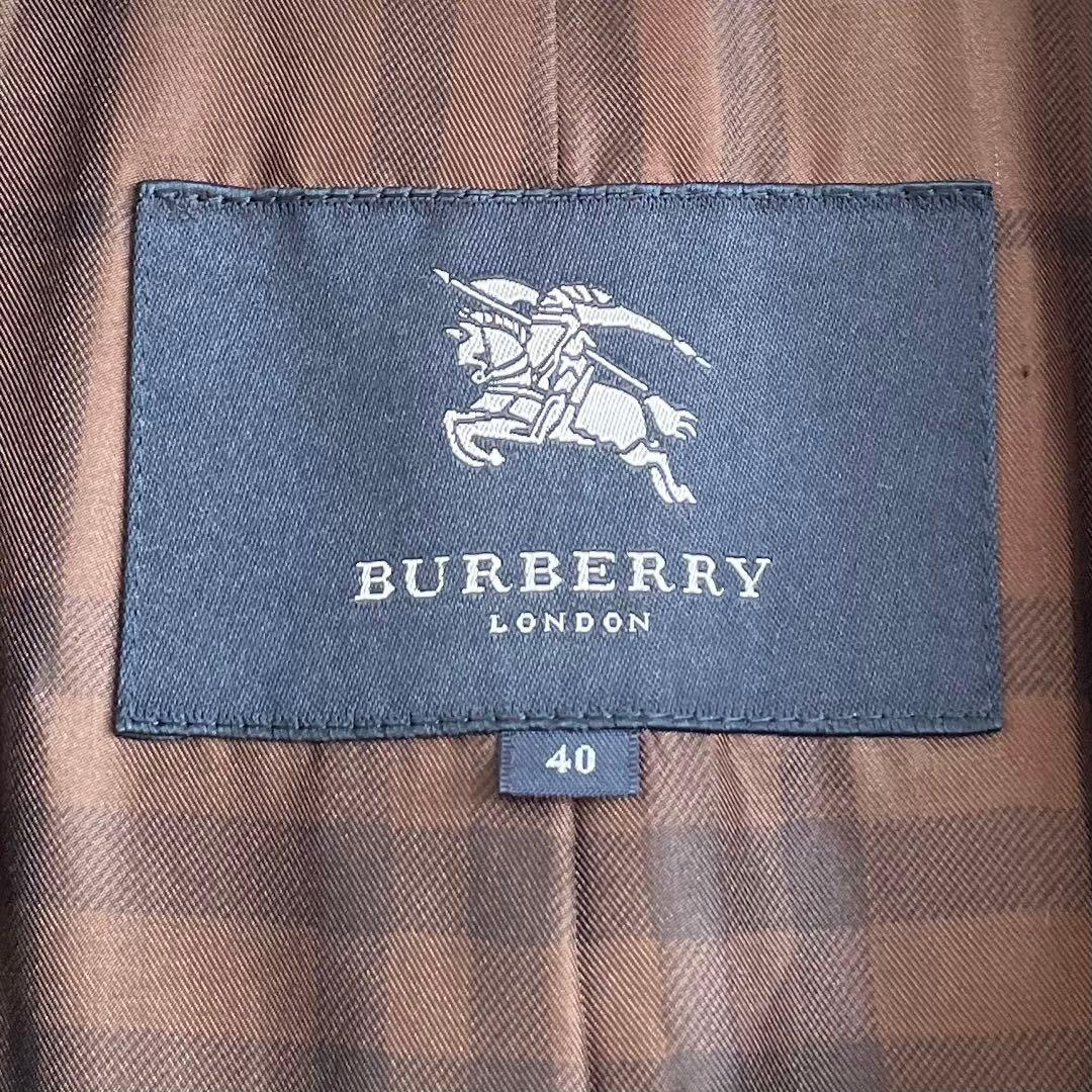 BURBERRY ロングコート チェスターコート アンゴラ 羊毛 シンプル 上品