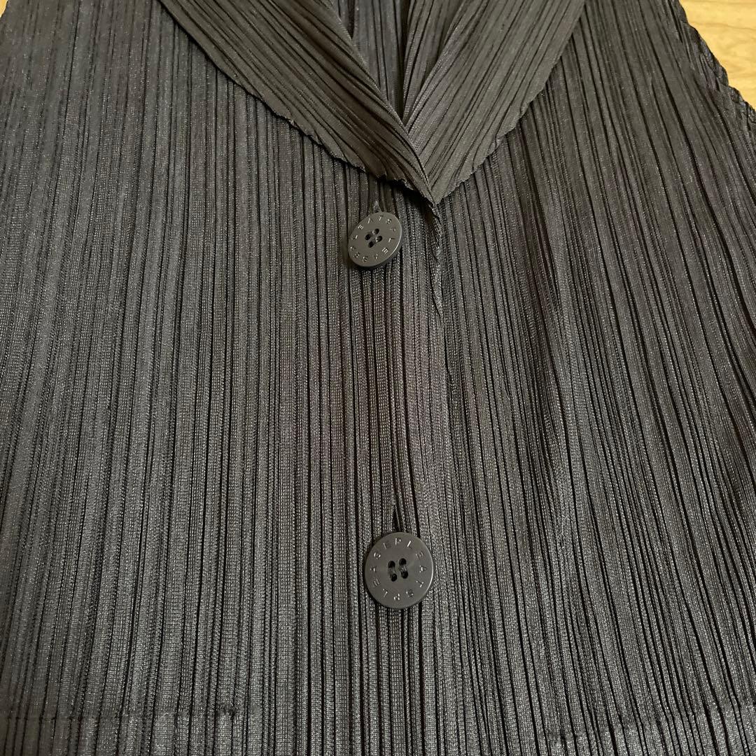 PLEATS PLEASE(プリーツプリーズ) ジレ　ブラック サイズ4
