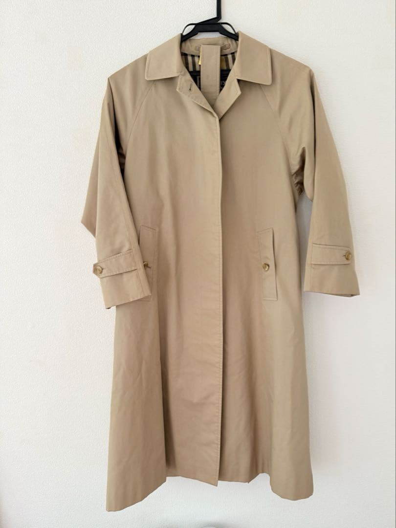 クリーニング済　最高級英国製 Burberry ステンカラーコート バーバリー