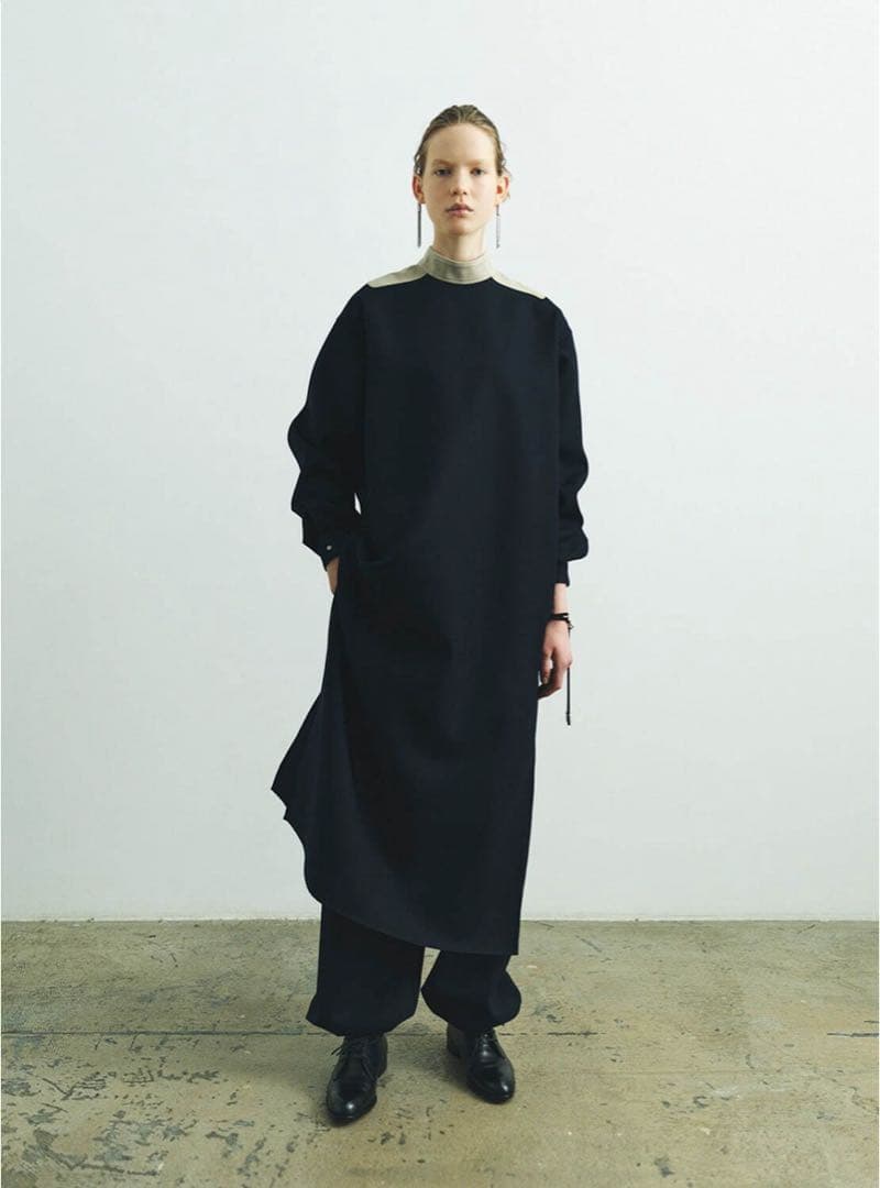 【極美品】ザリラクス フランネル バックジップ ロングワンピース 36