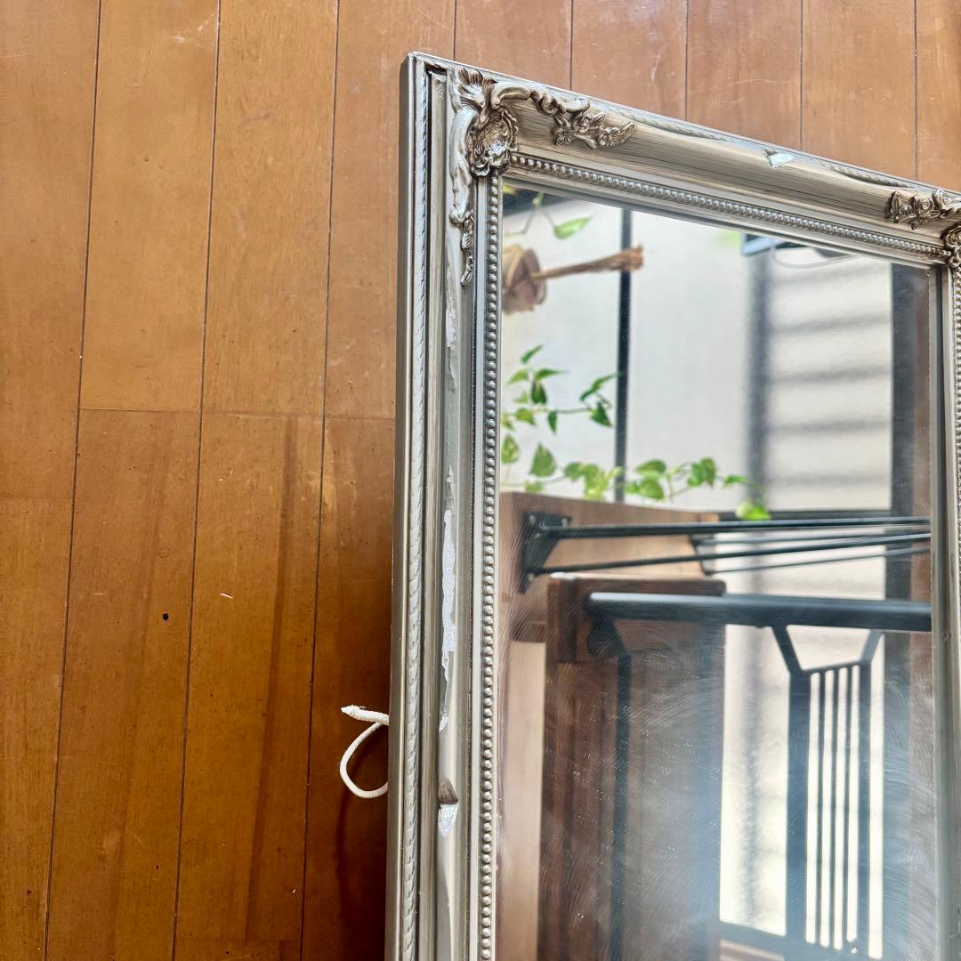 【送料込】鏡★壁掛け★ウォール ミラー ヨーロッパアンティーク ヴィンテージ