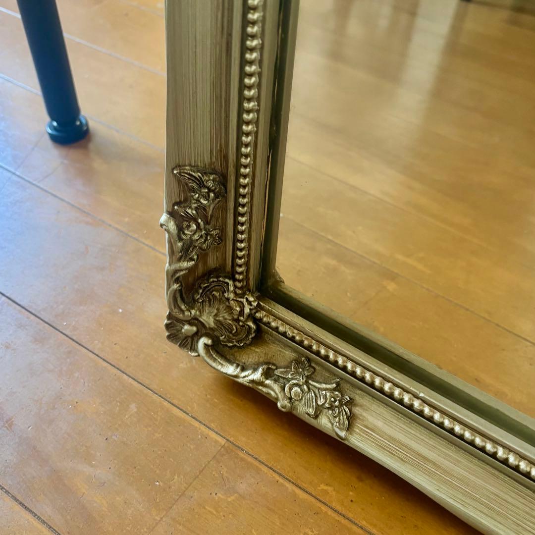 【送料込】鏡★壁掛け★ウォール ミラー ヨーロッパアンティーク ヴィンテージ