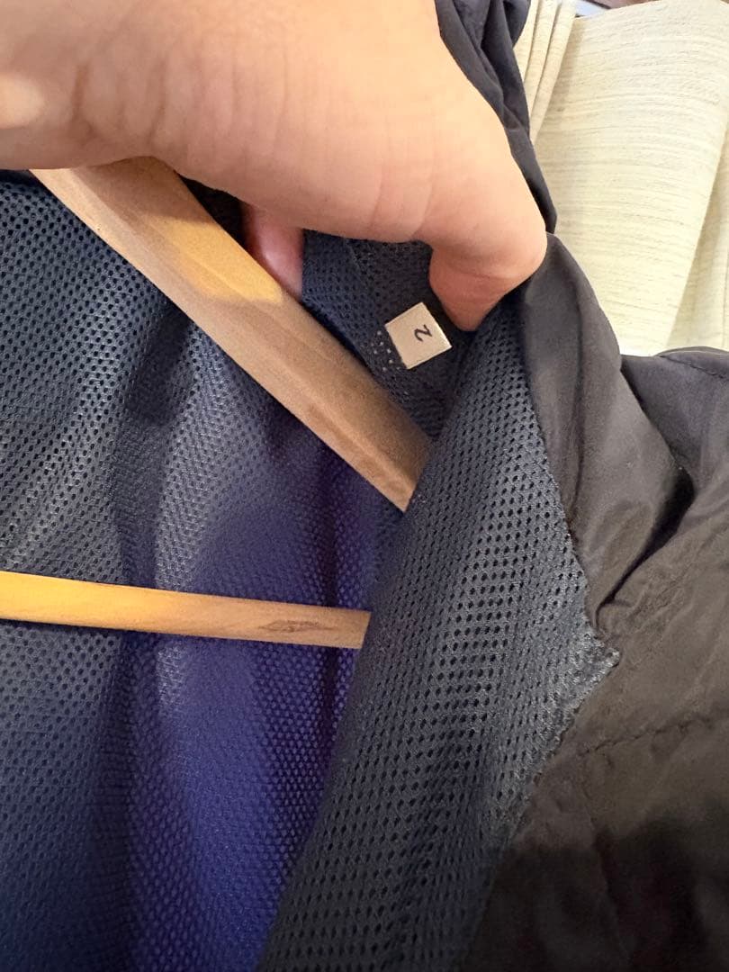 美品 モンクレール SANVEL ナイロンコート ネイビー　サイズ2 フード