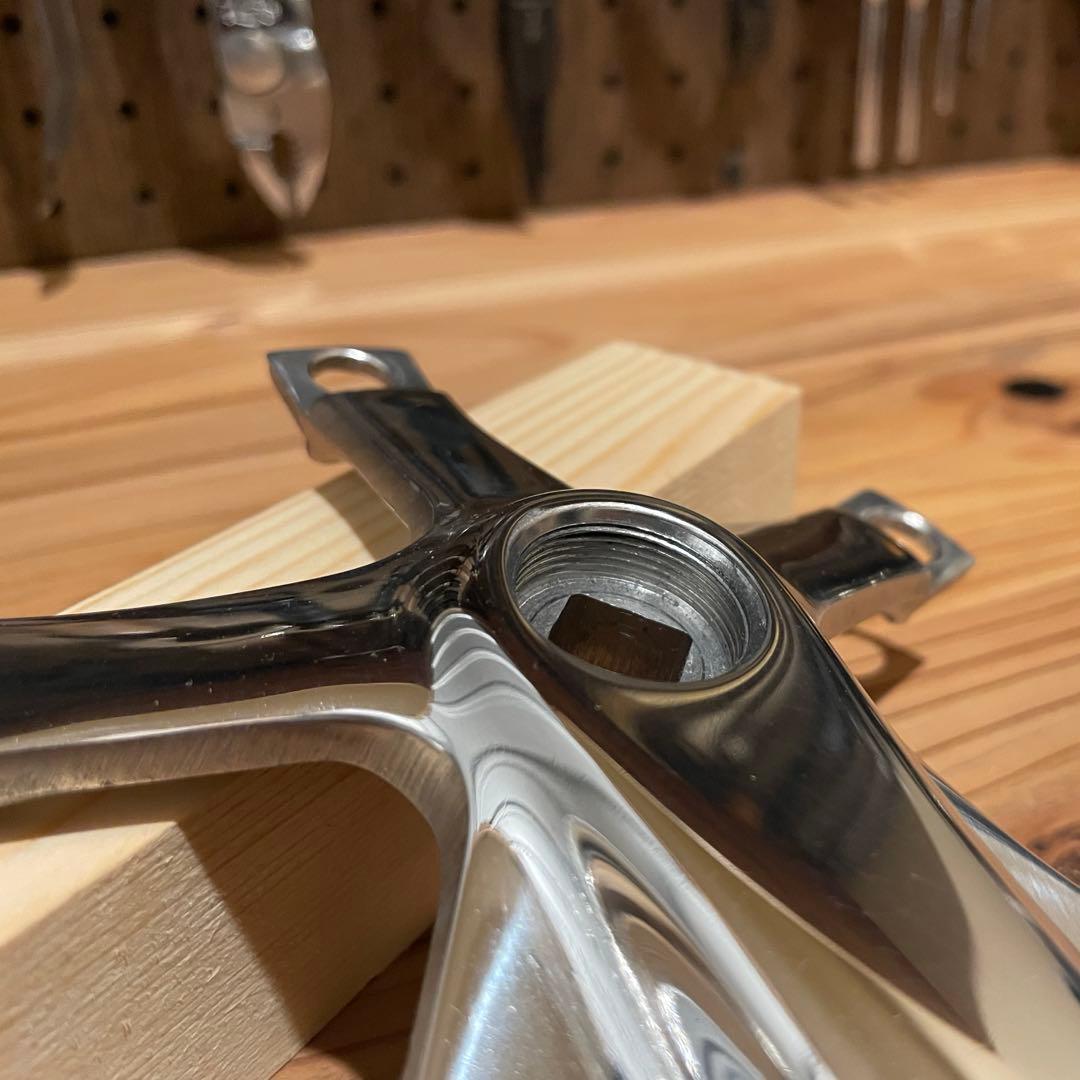 【鏡面仕上】SUGINO スギノ RD2 ピスト クランクアーム シルバー