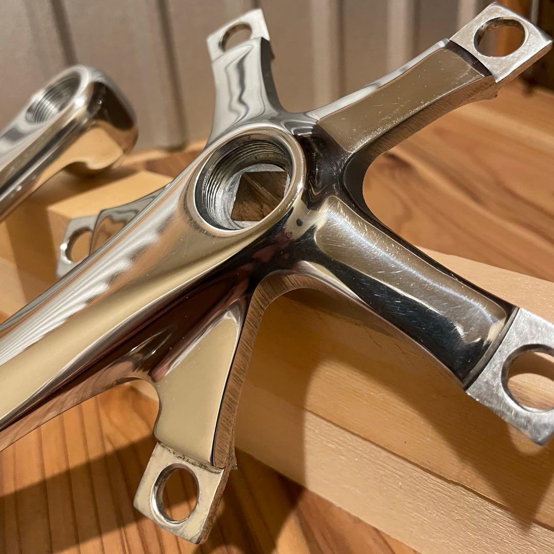 【鏡面仕上】SUGINO スギノ RD2 ピスト クランクアーム シルバー