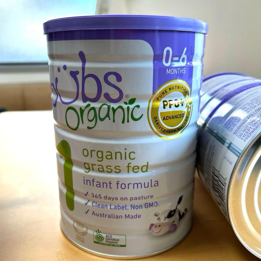 bubs Organic 粉ミルク 0-6ヶ月用 2缶セット バブズオーガニック