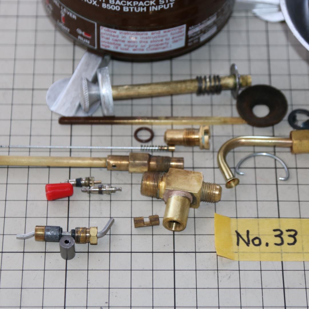 美品　希少　ヴィンテージ　コールマン 400 茶ピーク１　No.33