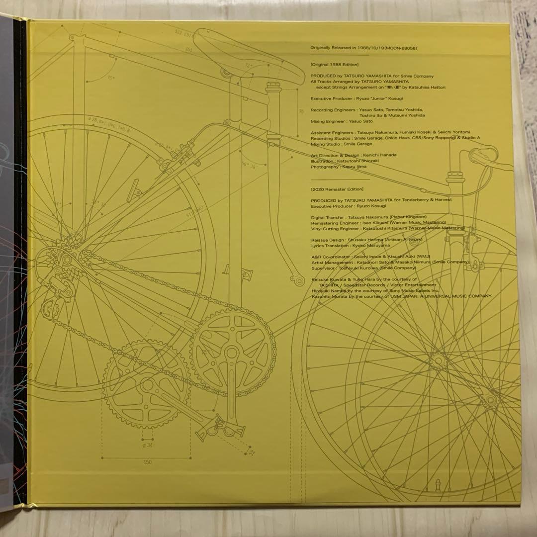 未使用 2枚組LP『僕の中の少年』2020年リマスター盤 山下達郎 メガジャケ付