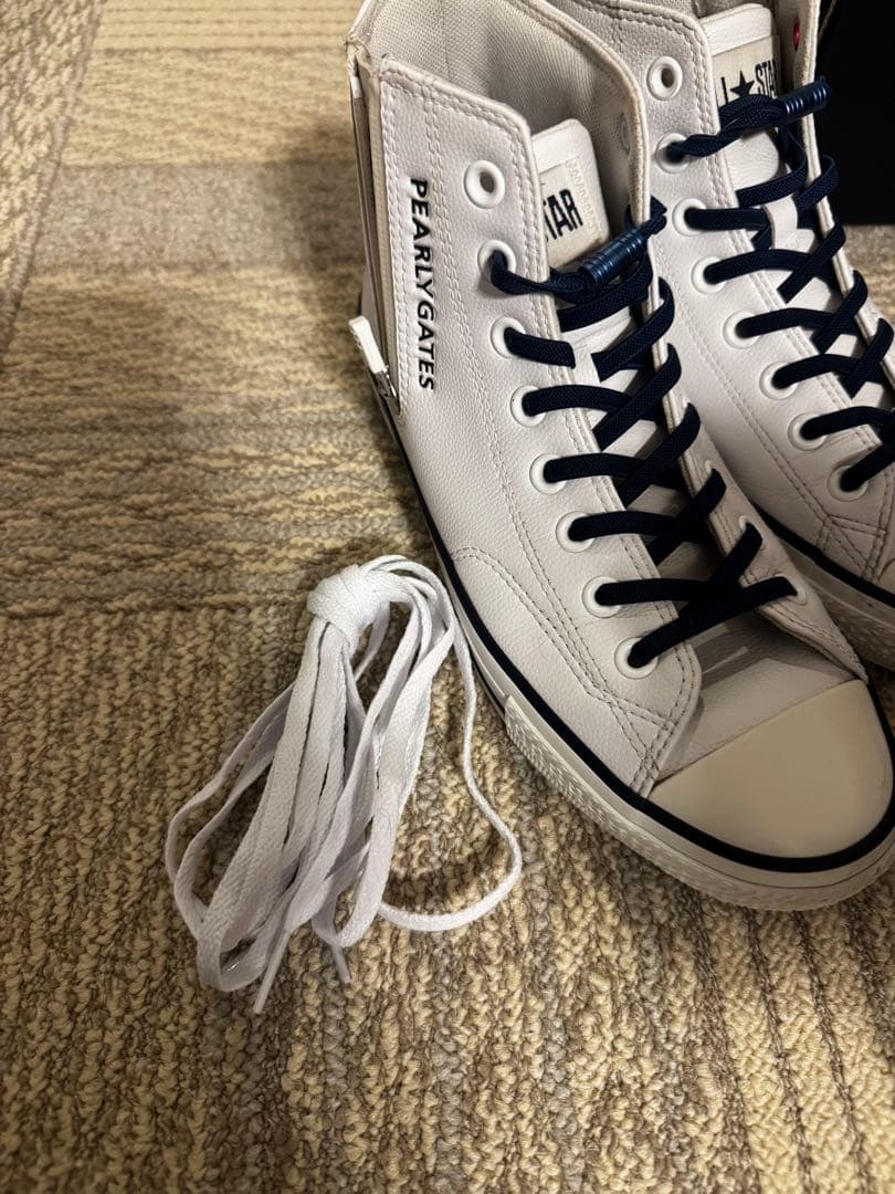 パーリーゲイツ　ALL STAR ハイカットシューズ　25cm ファスナー付