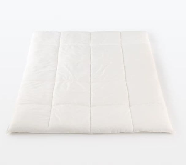無印良品　防ダニ　再生ポリエステルわた混掛ふとん・厚手／D１５０×２１０ｃｍ