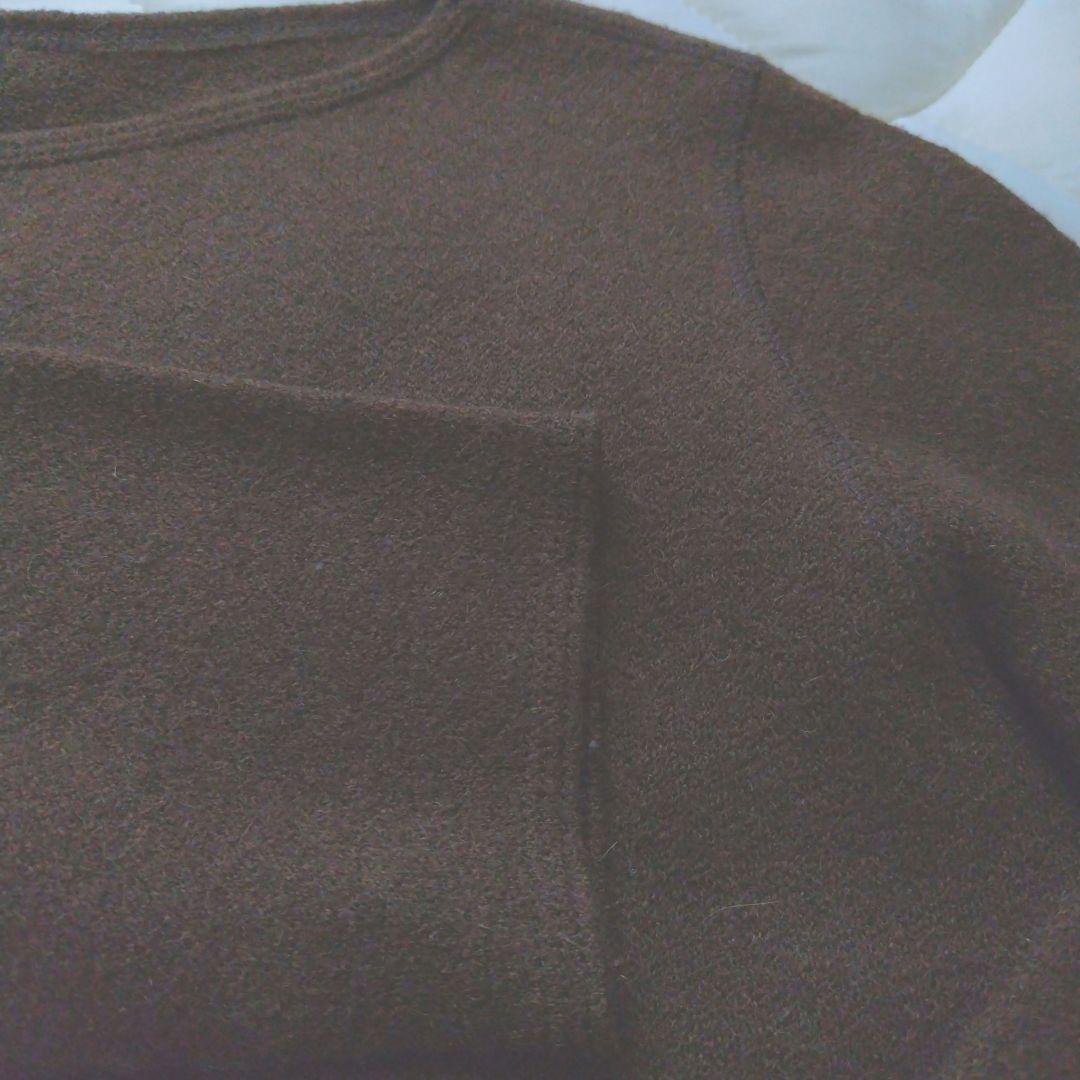 ヨーガンレール　ベビーアルパカ混梨地　Aラインチュニック＊美品