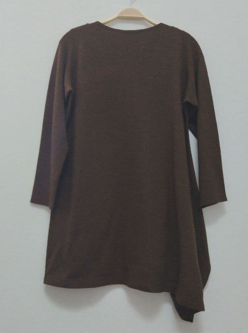 ヨーガンレール　ベビーアルパカ混梨地　Aラインチュニック＊美品