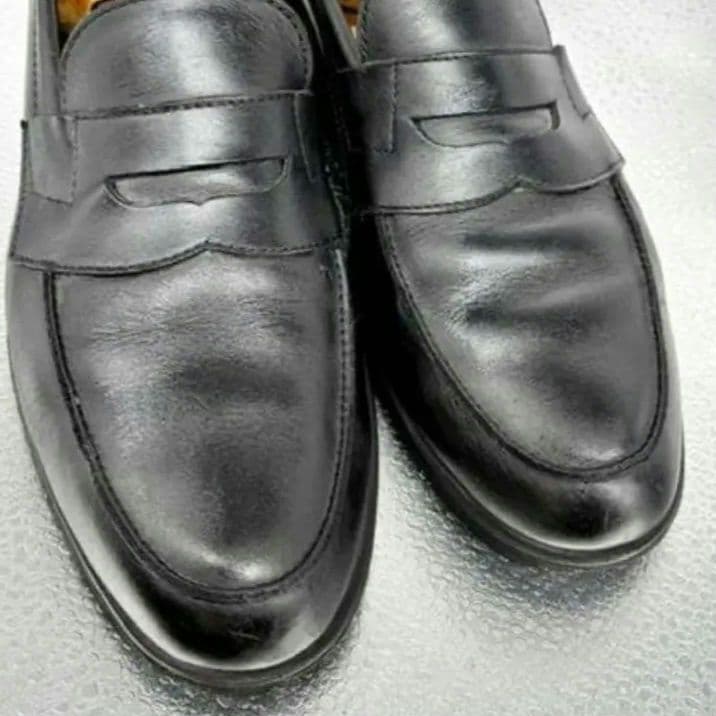 【美品】25.5 26 REGAL リーガル ローファー 22DL 黒 ビブラム