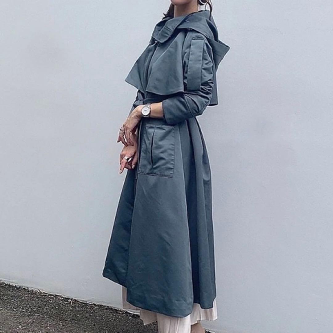 極美品❤️大きいサイズ❤️RUIRUE BOUTIQUE トレンチコート 撥水加工