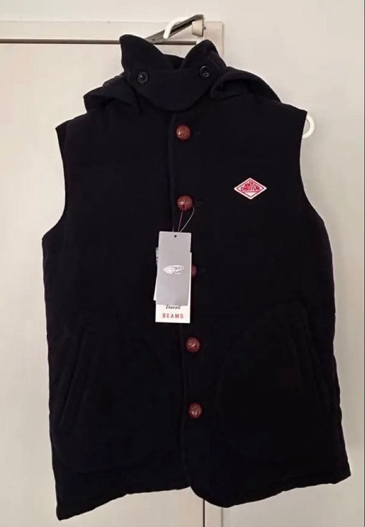 DANTON ダントン BEAMS別注 フード付きダウンベスト 36