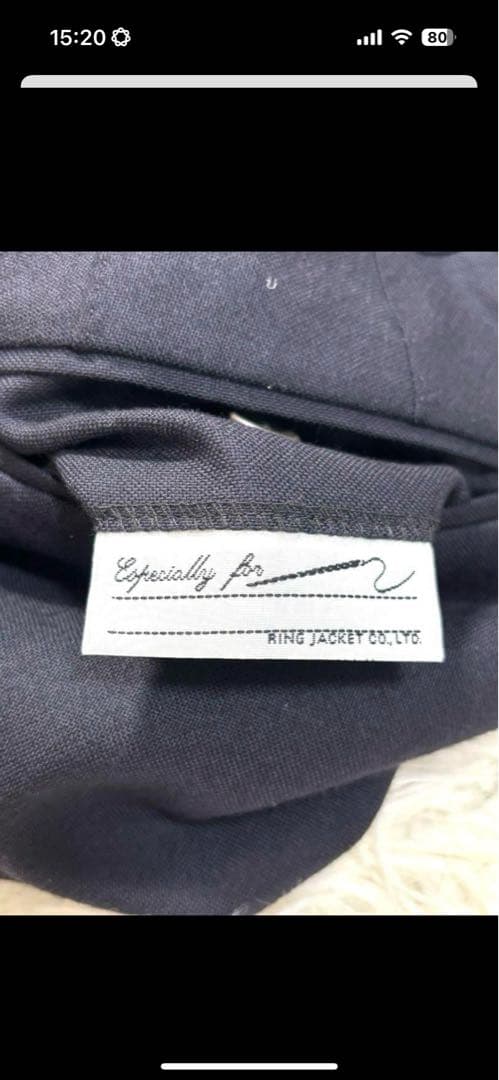 リングジャケットマイスター　ダークネイビースーツ