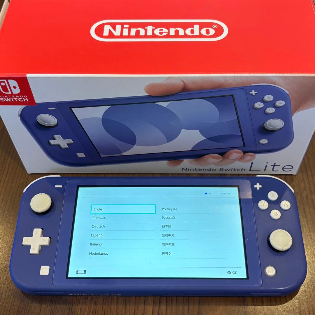 Nintendo Switch Lite Blue 本体箱付き