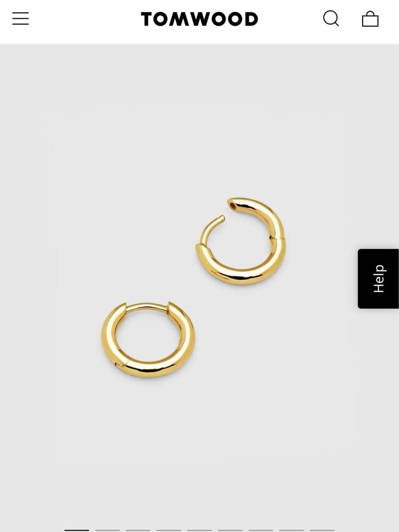 アクセサリー TOM WOOD Classic Hoop Small