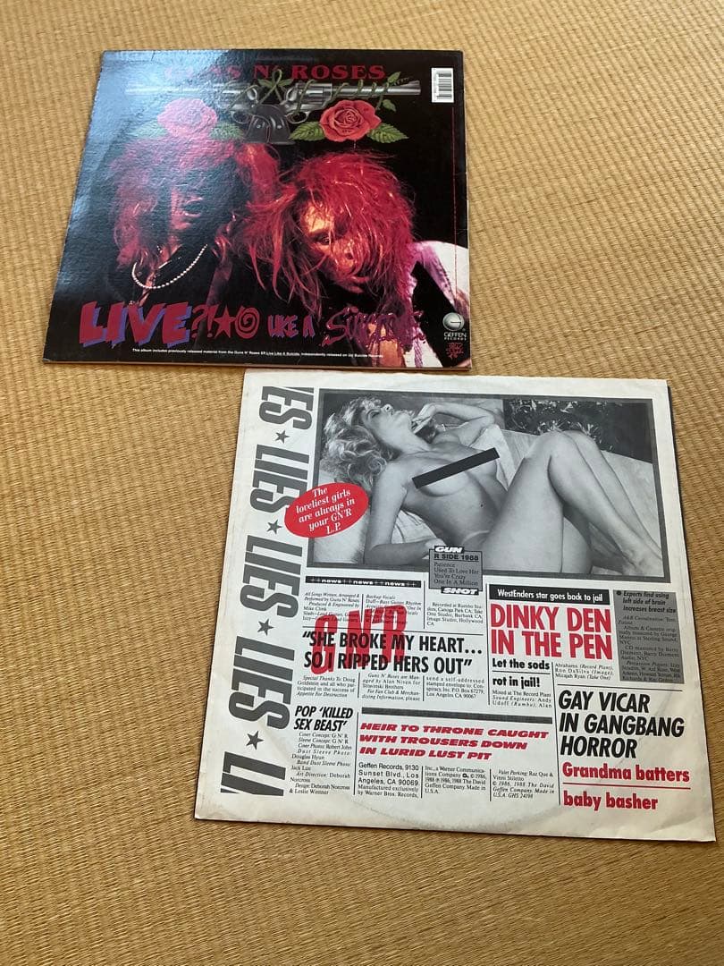 guns n' roses. LP 2枚セット