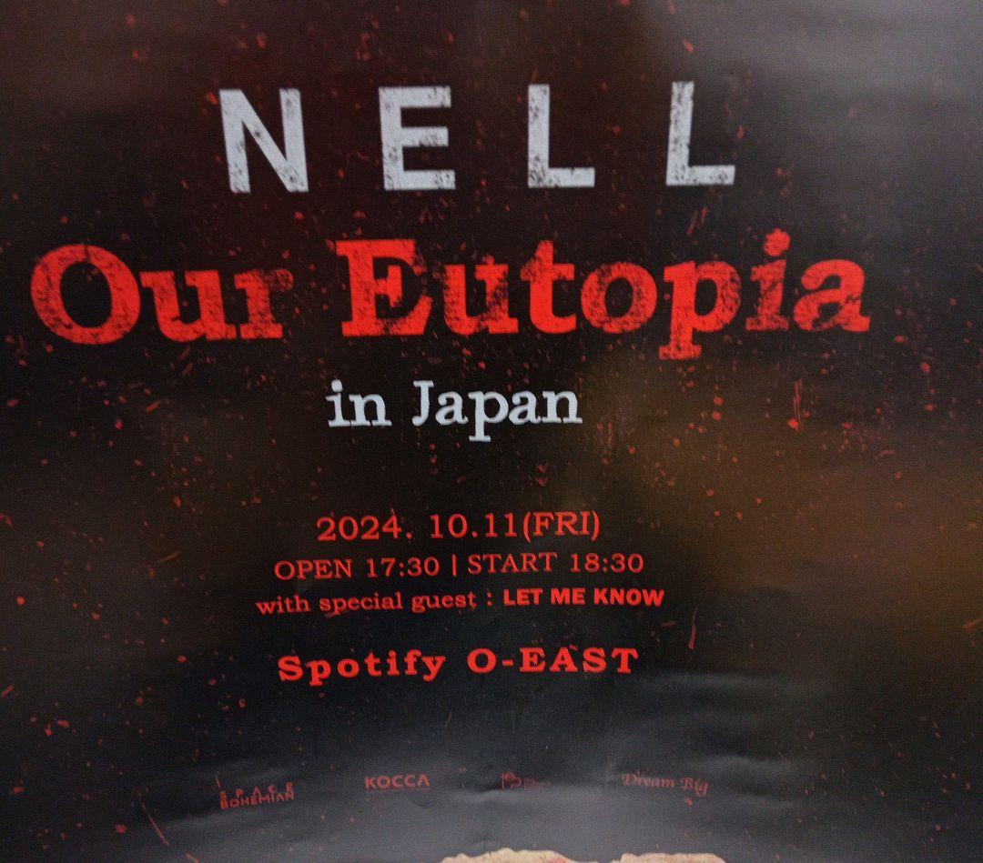 NELL JAPAN CONCERT 2024 ポスター 　　　　サイン入り2枚