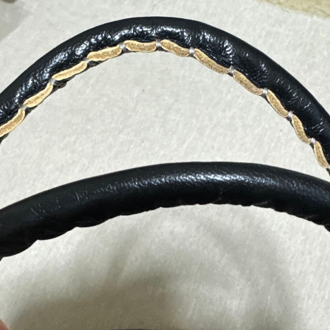 新品☆ワランワヤン ノスノス ムワイヤン☆本革 カゴバッグ【M】ブラック