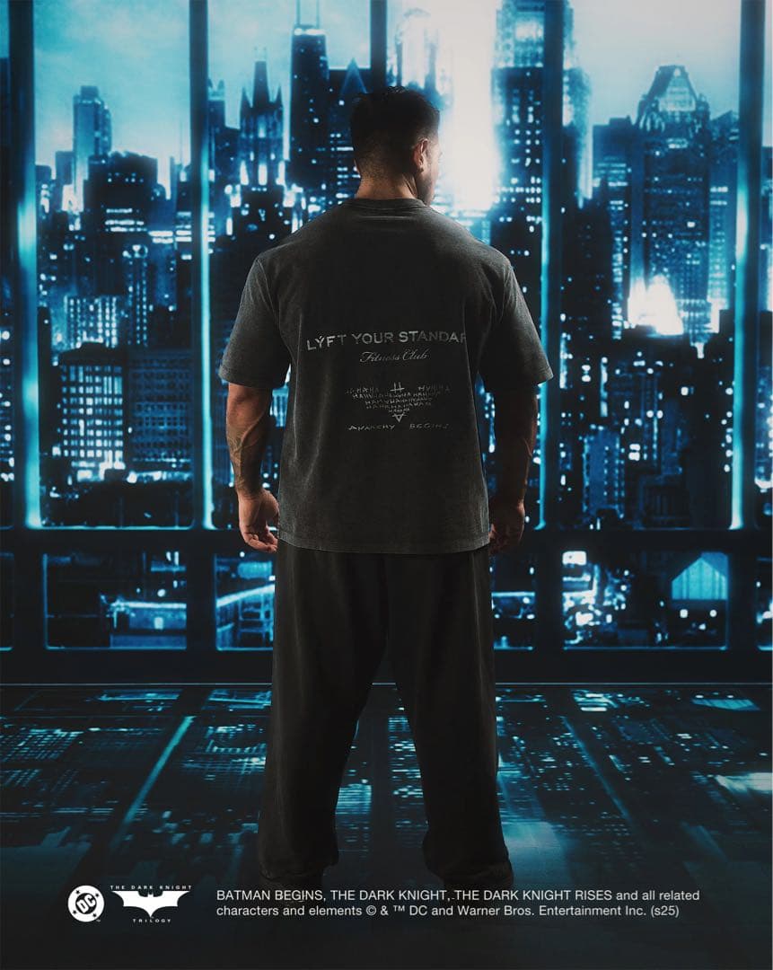 【完売品】LYFT BATMAN VINTAGE Tシャツ BLACK XL
